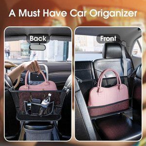 NEW Car Seat Handbag Net Pocket Holder